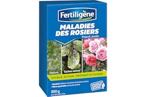 FERTILIGÈNE FERTILIGENE NMARO35 - Anti-maladies des Rosiers Mini-Granulés Naturels 350 g - Préventif et curatif - Elimine l'oïdium et les tâches noires - A base de soufre, matière active minérale - Jusqu'à 470 m²