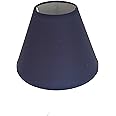 9" Coolie Ceiling Table Lamp Shade Black Cream Lt Blue Lt Green Navy Peach Red - Main Colour: Navy