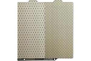 JUUPINE Para la plataforma de impresión PEI de Bambulab A1mini recientemente actualizada, 184 x 184 mm, placa de acero con tecnología de conexión, panal de miel de un lado, bloque de un lado