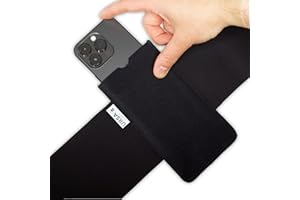 URSA STRAPS URSA Mic Belt - Weicher, schlanker & dehnbarer Mikrofonsender/Empfänger und Handy-Gürtel für Musiker, Sound-Mixer, Live-Sound und Fitnesstrainer; atmungsaktiv, hautfreundlich, Universalgröße