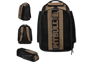PITBULL Großer Trainingsrucksack Rucksack Pit Bull West Coast Backpack Trainings-Rucksack Ausklappbar Tasche Sporttasche
