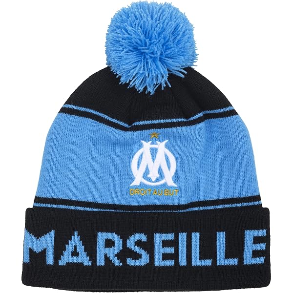 Coffret OM Olympique De Marseille - Bonnet + Cache-Cou Officiel - Taille Adulte - Supporteur OM
