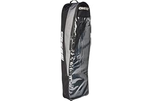 Cressi Unisex Adult Gara Basic Bag Bag for Long Fins - Black/Grey, 94x24.5x17.5 cm