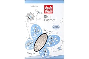 Baule Volante Riso Basmati Biologico - Ideale per i pasti quotidiani - Riso Basmati Bianco Coltivato Naturalmente - 500 g