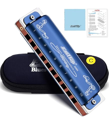 Armónica Hohner Blues Harp En Do (C) - Cuerpo De Madera, Sonido Cálido, Ideal Para Blues