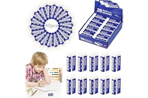 ‎KOIROI 40 Stück Radiergummi, Radierer, Mini-Radiergummi Kinder, Weicher 2B-Radierer, Radiergummi aus Gummi für Bleistifte und Buntstifte, Schulen, Skizzen, Gemälden, Bildenden, Künsten