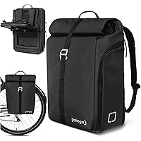 otinga® Flip V2 Fahrradtasche Rucksack [34L Volumen] für jeden Gepäckträger I Stylische Gepäckträgertasche mit Rucksack - in 