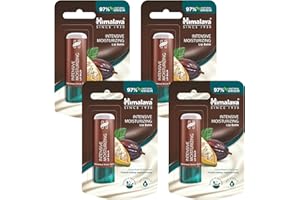 Himalaya Herbals Intensywny Nawilżający Kakao Masło Warga Balsam 4 Pakiet z 4.5 g