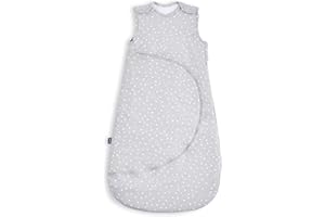 Snuz Pouch - Saco de dormir (6 a 18 m, 2,5 tog, 460 g), color blanco y gris