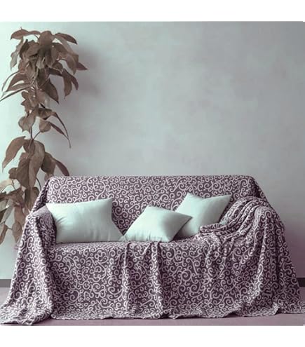 Telo Arredo Granfoulard Copritutto Cotone Copriletto Multiuso Disegni Invernali Ob 2 Piazze Village Rosso 91058264