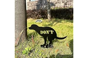 JXCBXJ Metal Dog Stake, Black Dog Silhouette Lawn Decor, Ideal Yard & Garden Art, Animal Outdoor Decoration