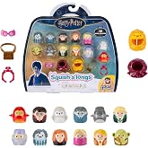 Squish-a-longs SQAL0108 - Harry Potter 12'li paket, dalga 1, stil 1, 12 x 2,5 cm mini quish 4 x aksesuar, 1 x y&uuml;z&uuml;k ve 1 x ko