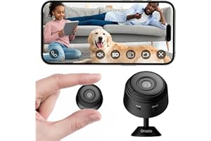 ORAOLO Mini Telecamera Spia Nascosta Wifi 1080P Interno Microcamera Spia wifi Invisibile con Audio, Mini Videocamera Sorveglianza Senza Fili Sicurezza per Casa Spy Cam con Rilevamento Movimento Controllo App