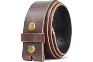 Ashford Ridge 40mm Full Grain Hide Leather Snap On Belt - Made in England