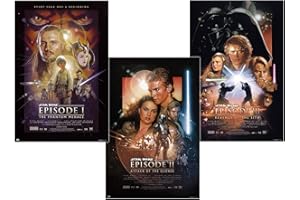 Close Up Star Wars Episode I-III Lot de 3 posters (61 cm x 91,5 cm)