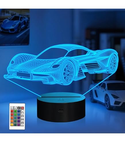 YChoice365 Creatieve vuurspuwende drakenlampen, 3D-geprinte Dragon Shape nachtlampje, USB oplaadbare kerkers en draken, geschenken voor jongens, slaapkameraccessoires (A