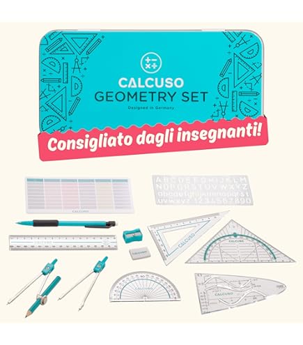 Squadra Geometrica Aristo AR1552 Con Custodia - Geodreieck 16cm Con Goniometro E Scala