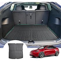 VEVOR Tapis De Coffre Sur Mesure Tesla Model Y 2020-2024 – Protection TPE Tout-Temps Noir