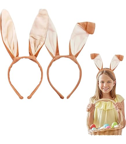 FRCOLOR Hasenohren-Stirnband Aus Schwarzem Satin – Für Halloween, Ostern, Cosplay & Mottopartys