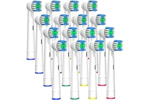 BELADENT Brossettes Pour Brosse À Dents compatible avec Oral-B, Pack De 16 Unités