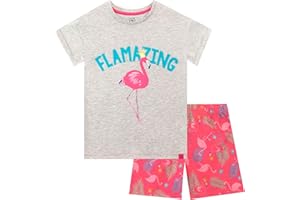 Harry Bear - Ensemble De Pyjamas Court - Flamant - Fille