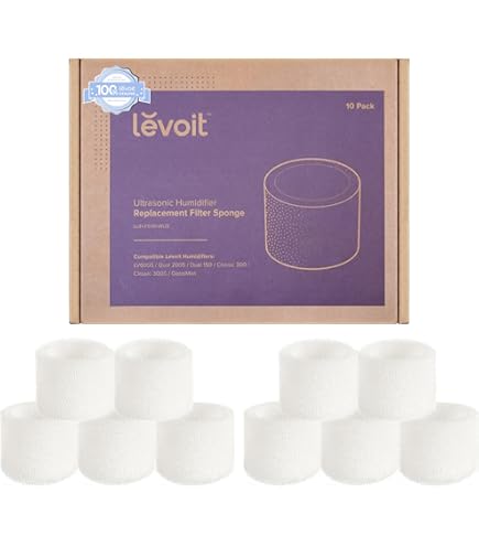 LEVOIT Top-Fill 3L Humidifier with Night Light, 360° Rotating Nozzle, Dishwasher Safe, Quiet Humidifier, 25 Hours, BPA Free, Aroma Atomizer for Bedroom, Children's Room, Plants, Baby