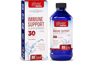 AMERICAN BIOTECH LABS Silver Biotics 30 PPM Extra Strength Daily Immune Support Supplement With Silversol Technology | The Perfect Daily Defense Boost For Your Immune System | 16 Fl Oz
