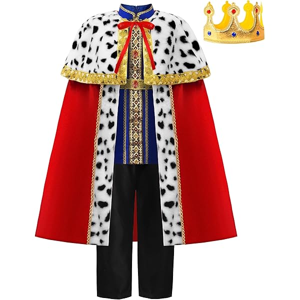 Corona Per Bambini In Tessuto Dorato - Costume Re, Principessa, Carnevale - Foto 5