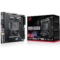 ROG STRIX B550-I GAMING AMD Ryzen AM4 mini ITX Motherboard (10 Power Stages, PCIe 4.0, DDR4 5100, Wi-Fi 6, Intel 2.5 Gb…