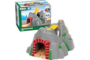 BRIO World 33481 Magischer Tunnel - Eisenbahnzubehör Holzeisenbahn - Kleinkinderspielzeug mit Effekten empfohlen für Kinder ab 3 Jahren
