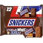 Snickers Minis Chocolates Peanut Caramel and Milk Chocolate 227g | Ideal format for parties, events and Halloween.