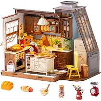Kit fai da te per casa delle bambole in miniatura, scatola