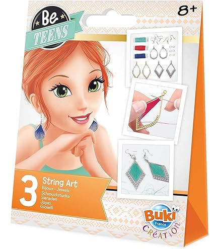 BUKI PE004 Parels Rood - Kralenset Voor Creatief Knutselen Met 5 Kleuren Parels Vanaf 5 Jaar