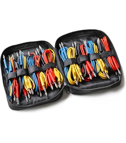 ViGOR - Meetkabelset 92-delig V4326N |Voor automotive vereisten voor elektrisch meten en testen van elektrische circuits/componenten | KWALITEIT, veilig | 92-delig | 12 V batterij