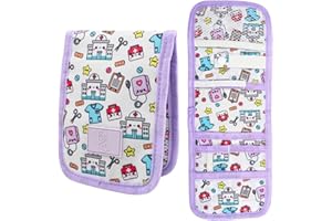 Ph Pro Heat Krankenschwester Tasche für Arbeit mit Magnet - Pflege Tasche - Kankenhaus Zubehör - Schwesterntasche mit Multifunktionalen Fächern - Krankenpflege Organizer. (Morado Claro)