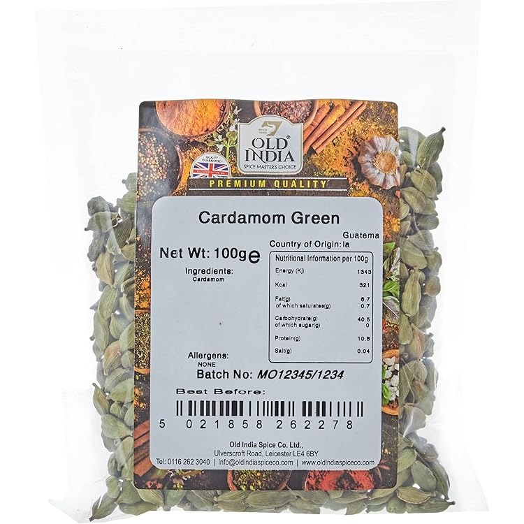 Green Cardamon | Cardamom Pods | Guatemala Whole Dried Premium Quality By Masala Cottageu00ae 25g-1.9kg (90, Grams