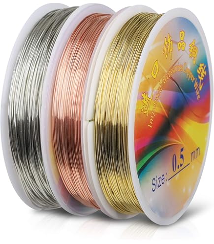 Filo Ottone Color Oro - 0,3 Mm X 80 M, Per Bigiotteria, Artigianato E Decorazioni - Foto 7