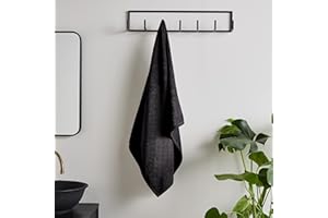 Catherine Lansfield Quick Dry Cotton Hand Towel Black