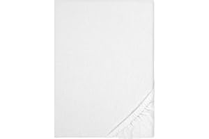 ‎BIBERNA biberna Feinbiber-Spannbetttuch 0002744 weiß 1x 90x190 cm - 100x200 cm
