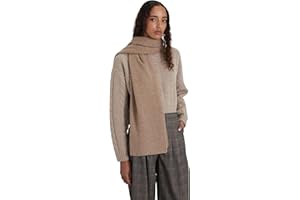 Style & Republic Damen Kaschmir Schal aus 100% Cashmere - dein kuscheliger Premium Strick-Schal für stilvolle Herbst- & Winter-Momente, ideale Größe 52 cm x 172 cm