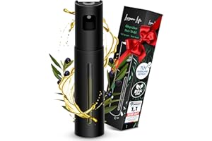 Leisure Life® | NOUVEAU : Pulvérisateur d’huile Premium 2.0 – Acier inoxydable 100 ml | Protection UV, sans BPA, passe au lave-vaisselle | Brume fine et régulière | Pour cuisine