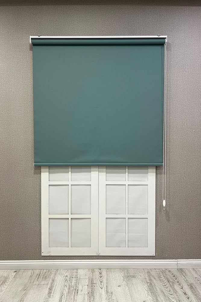 Stor Perde İthal Mat Polyester Yeşil p1380, Yeşil, 140 x 260