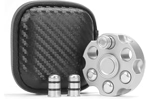 BEMKWG Cool Metall Fidget Spinner Toys Legierung Hand Finger Spinner Toy Spinnen Cube Würfel Spielzeug Anti Stress Stressabbau Anxiety ADHD Sidget (Silber)