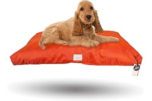 Ligo Tommy - Materasso per Cani Idrorepellente e AntiGraffio, Realizzato in Italia. Cuscino Cuccia per Cane AntiGraffio antimacchia Perfetto per l'uso Interno ed Esterno. (L: 120 x 70 cm, RUGGINE)