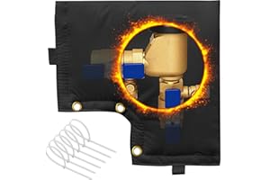 SilverChry - Cubierta para grifo de jardín de 5 capas, Grifo Exterior Antiheladas, Protección Antiheladas Grifo, Para Protección de Válvulas, Dispositivos de Medición, Contadores de Agua Fría