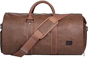 seyfocnia Konvertierbare Reise-Kleidertasche, Handgepäcktasche für Männer und Frauen – 2-in-1 Hängender Koffer, Anzug, Business-Reisetasche