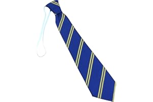 Great British Tie Club Child's Elastic Double Stripe School Ties (Infant/Primary Size)