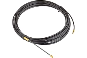 Electraline Przeciągarka do Kabli, Czarny/Żółty, 4 mm x 10 m