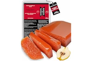 MARISCAL & SARROCA Pâte Coing Gourmet Texture Fondante Saveur Intense Sans Gluten Sans Graisses Source Fibre Idéal Petit-déjeuner Dessert Apéritif Accord Fromages Recettes Artisanales Origine Espagne Délice 400 g