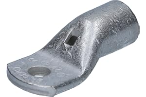 KALITEC Cembre A7 Pack of 10 M5 Tubular Cable Lug 35 mm² M5 Uninsulated Copper Tin-plated